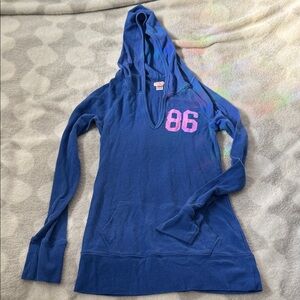 Victoria's Secret Blue V-Neck Sweater XS